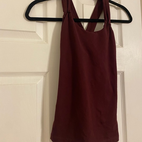 Prana Criss-cross Back Tank Size Small Purple - Picture 2 of 5
